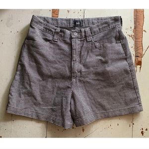 vintage Lee : high waist houndstooth shorts